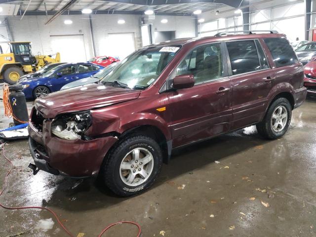 HONDA PILOT EX 2007 with VIN 2HKYF18437H530975 - Photo from auction