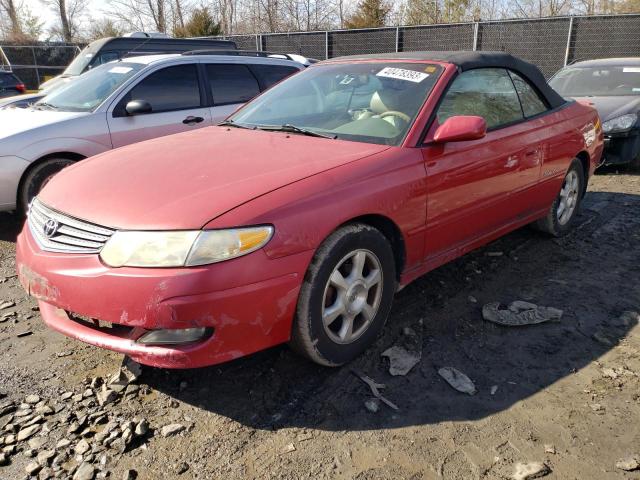 TOYOTA CAMRY SOLA 2002 with VIN 2T1FF28P12C592801 - Photo from auction