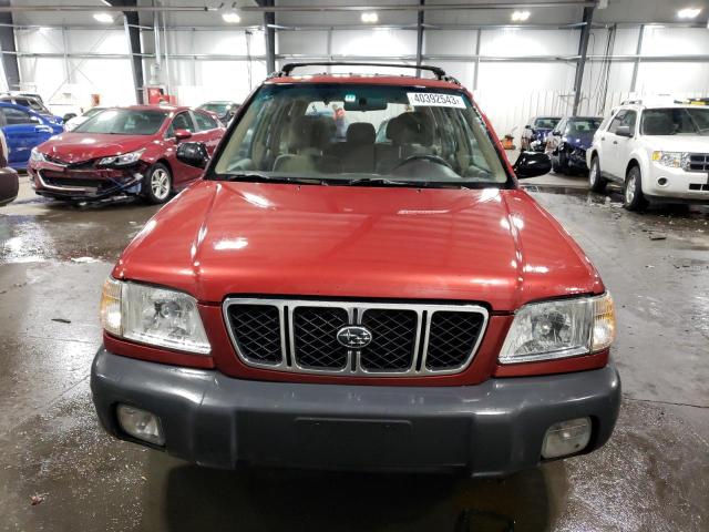 Photo 5 from auction – 2002 SUBARU FORESTER L with VIN JF1SF63512G712812