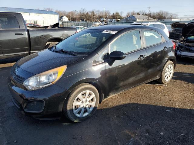 KIA RIO LX 2014 with VIN KNADM5A35E6415893 - Photo from auction