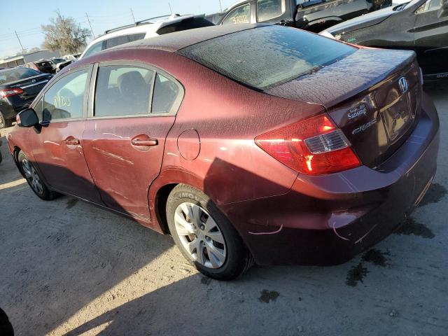 Photo 2 from auction – 2012 HONDA CIVIC LX with VIN 2HGFB2F56CH582688