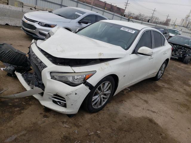 INFINITI Q50 BASE 2014 with VIN JN1BV7AR7EM694723 - Photo from auction