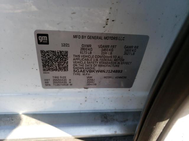 Photo 14 from auction – 2022 BUICK ENCLAVE PR with VIN 5GAEVBKW4NJ124893