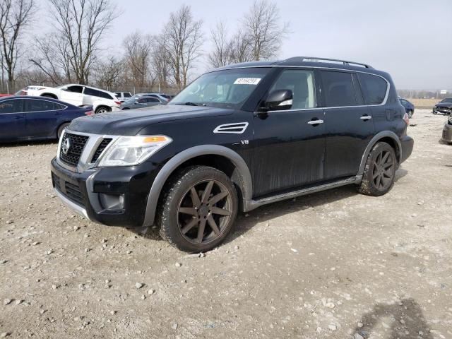 NISSAN ARMADA SV 2017 with VIN JN8AY2NCXH9507902 - Photo from auction