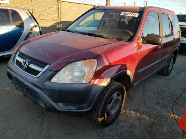 HONDA CR-V LX 2002 with VIN JHLRD68462C013412 - Photo from auction