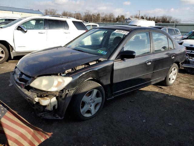 HONDA CIVIC EX 2005 with VIN 2HGES26775H552020 - Photo from auction