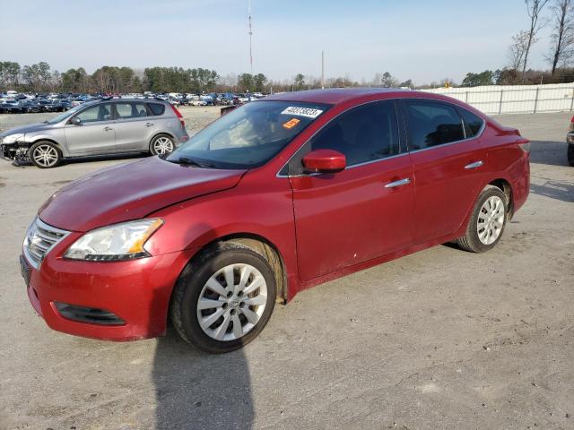NISSAN SENTRA S 2014 with VIN 3N1AB7AP4EY247220 - Photo from auction