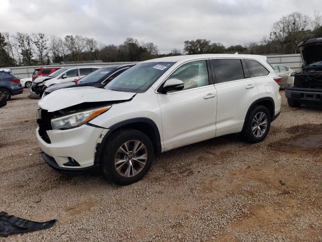 TOYOTA HIGHLANDER 2016 with VIN 5TDZKRFH0GS156985 - Photo from auction