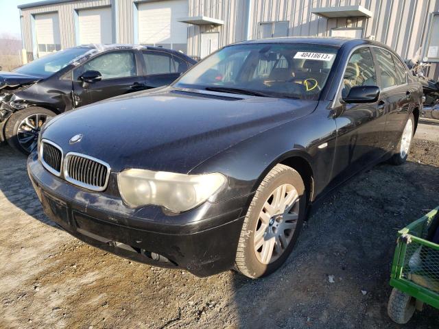 BMW 745 I 2002 with VIN WBAGL63402DP55102 - Photo from auction