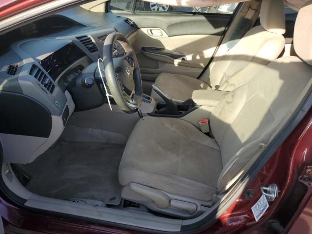 Photo 7 from auction – 2012 HONDA CIVIC LX with VIN 2HGFB2F56CH582688