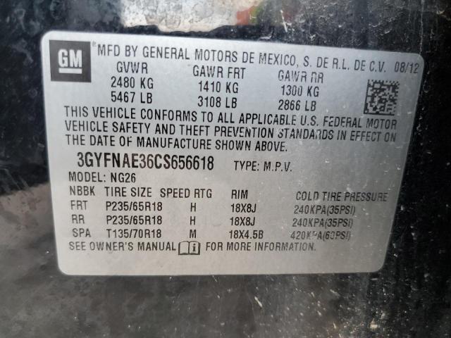 Photo 14 from auction – 2012 CADILLAC SRX LUXURY with VIN 3GYFNAE36CS656618