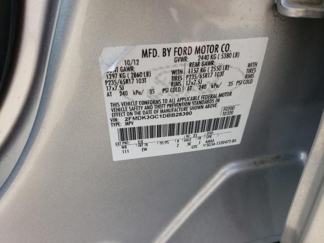 Photo 14 from auction – 2013 FORD EDGE SE with VIN 2FMDK3GC1DBB28390