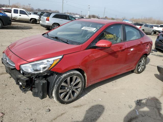 HYUNDAI ACCENT SE 2017 with VIN KMHCT4AE9HU255428 - Photo from auction
