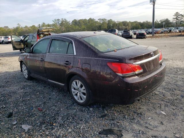 Photo 2 from auction – 2012 TOYOTA AVALON BAS with VIN 4T1BK3DB0CU469257