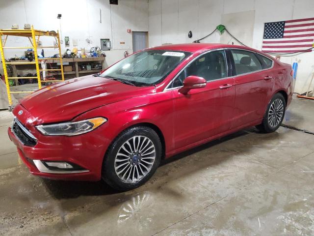 FORD FUSION SE 2017 with VIN 3FA6P0T90HR140633 - Photo from auction