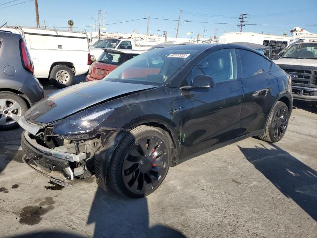 TESLA MODEL Y 2022 with VIN 7SAYGDEF0NF409212 - Photo from auction