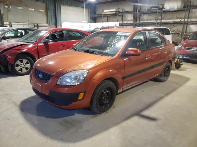 KIA RIO BASE 2009 with VIN KNADE223596531255 - Photo from auction