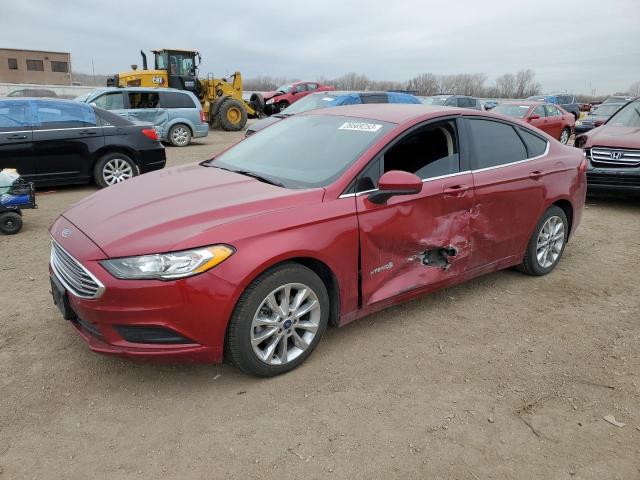 FORD FUSION SE 2017 with VIN 3FA6P0LU2HR384868 - Photo from auction