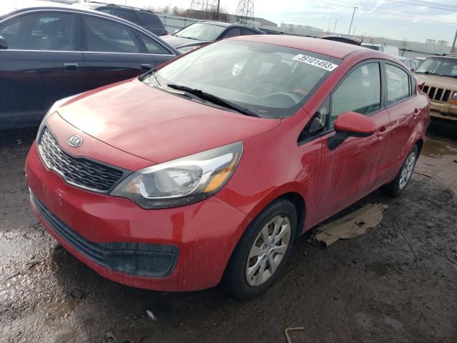 KIA RIO LX 2013 with VIN KNADM4A38D6109456 - Photo from auction