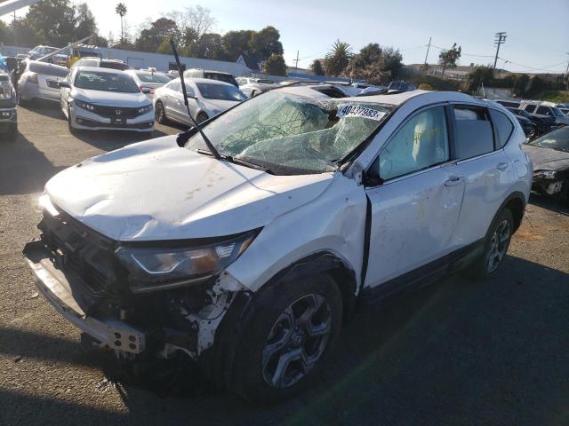 HONDA CR-V EX 2019 with VIN 5J6RW1H54KA040648 - Photo from auction