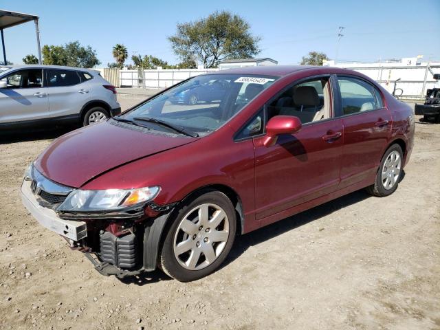 Photo 1 from auction – 2010 HONDA CIVIC LX with VIN 19XFA1F53AE034314