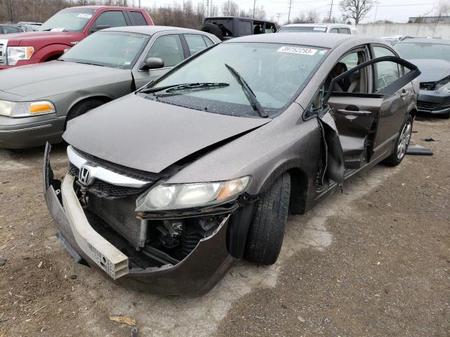 HONDA CIVIC LX 2010 with VIN 19XFA1F56AE079084 - Photo from auction