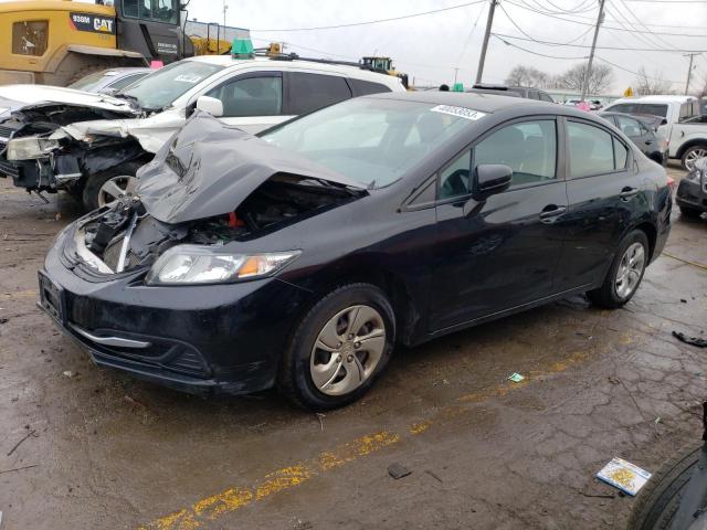 HONDA CIVIC LX 2014 with VIN 19XFB2F50EE025515 - Photo from auction