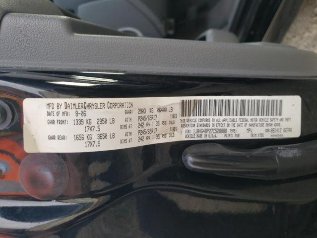 Photo 14 from auction – 2007 JEEP COMMANDER with VIN 1J8HG48P27C528888