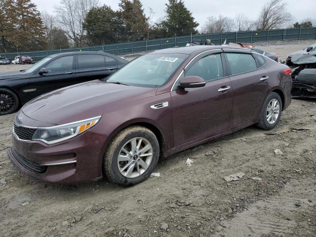 KIA OPTIMA LX 2016 with VIN 5XXGT4L33GG093897 - Photo from auction