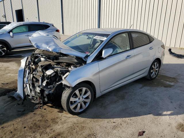 HYUNDAI ACCENT GLS 2014 with VIN KMHCU4AE5EU677656 - Photo from auction