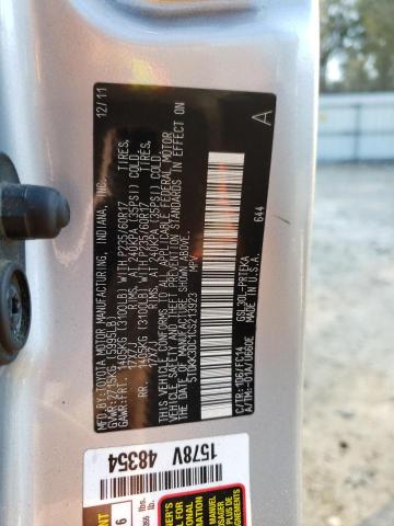 Photo 14 from auction – 2012 TOYOTA SIENNA LE with VIN 5TDKK3DC1CS213923
