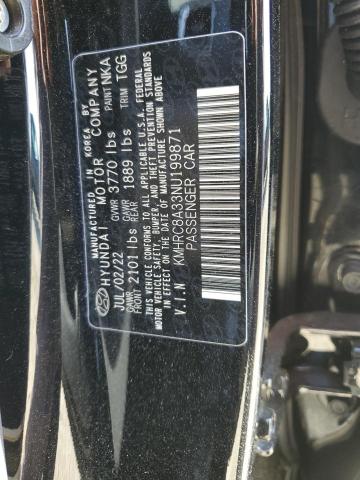 Photo 14 from auction – 2022 HYUNDAI VENUE SEL with VIN KMHRC8A33NU199871