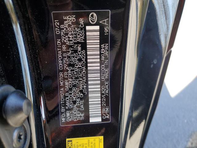 Photo 14 from auction – 2021 LEXUS LC 500 with VIN JTHKPAAY0MA104226