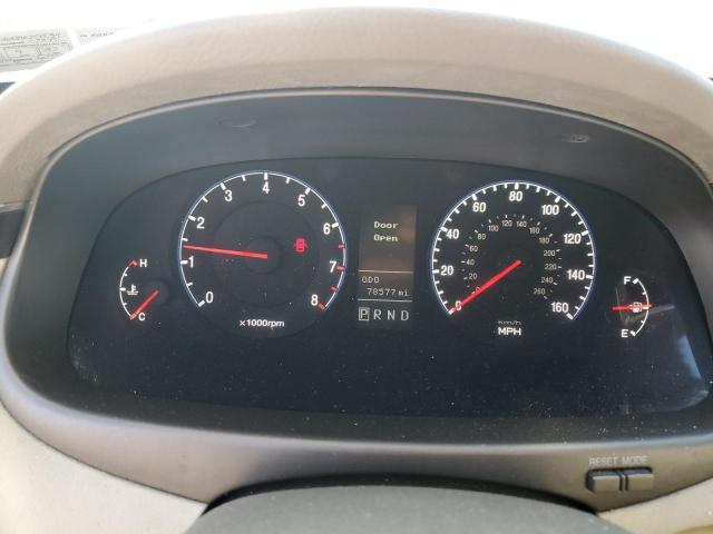Photo 9 from auction – 2009 HYUNDAI AZERA SE with VIN KMHFC46F89A359894