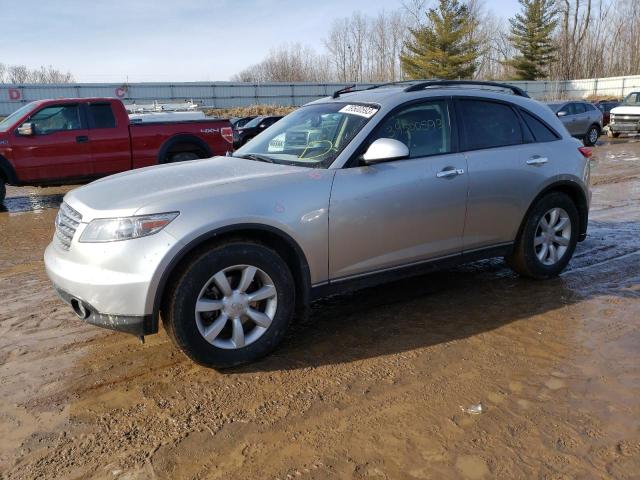 INFINITI FX35 2005 with VIN JNRAS08W55X213841 - Photo from auction