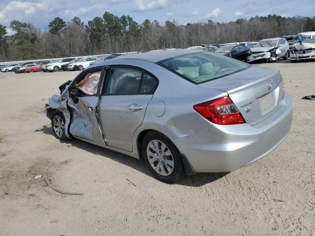 Photo 2 from auction – 2012 HONDA CIVIC LX with VIN 19XFB2F50CE103000