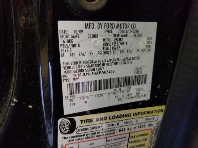 Photo 14 from auction – 2010 FORD EXPEDITION with VIN 1FMJU1J54AEA63448
