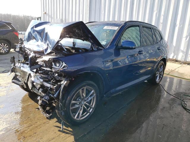 BMW X3 XDRIVE3 2021 with VIN 5UXTS1C09M9F12738 - Photo from auction