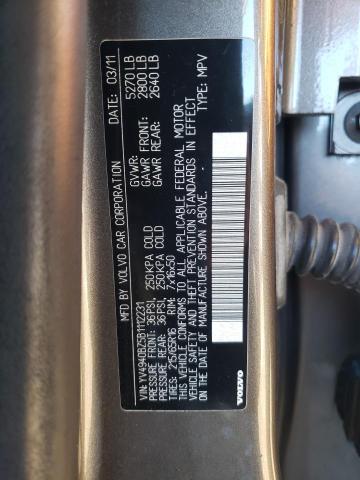 Photo 14 from auction – 2011 VOLVO XC70 3.2 with VIN YV4940BZ5B1112231