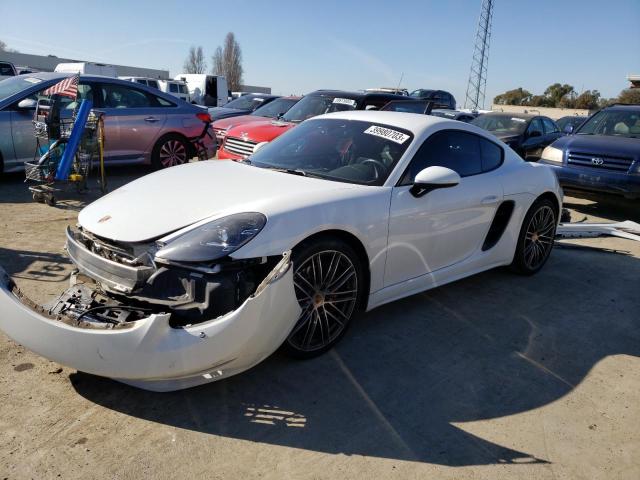 PORSCHE CAYMAN S 2017 with VIN WP0AB2A81HS285810 - Photo from auction