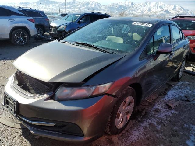 HONDA CIVIC LX 2013 with VIN 2HGFB2F50DH530023 - Photo from auction