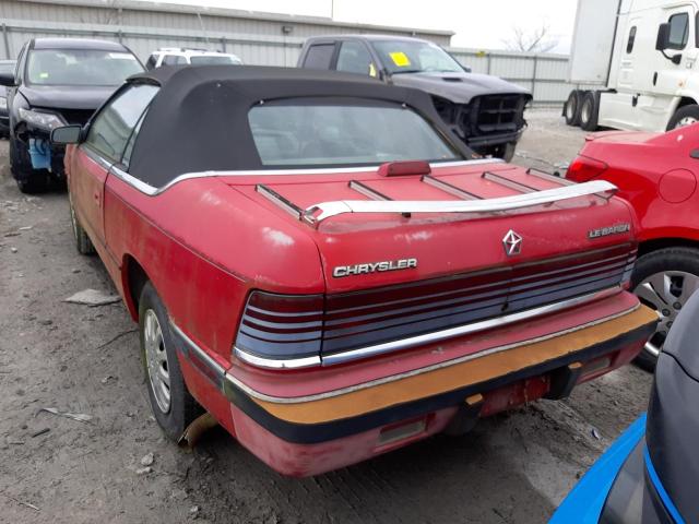 Photo 6 from auction – 1991 CHRYSLER LEBARON with VIN 1C3XJ4531MG143756