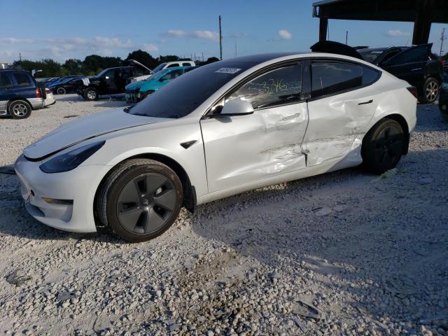TESLA MODEL 3 2022 with VIN 5YJ3E1EA5NF335866 - Photo from auction