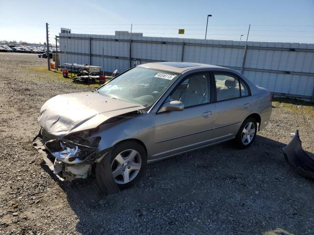 HONDA CIVIC EX 2004 with VIN 2HGES26714H530738 - Photo from auction