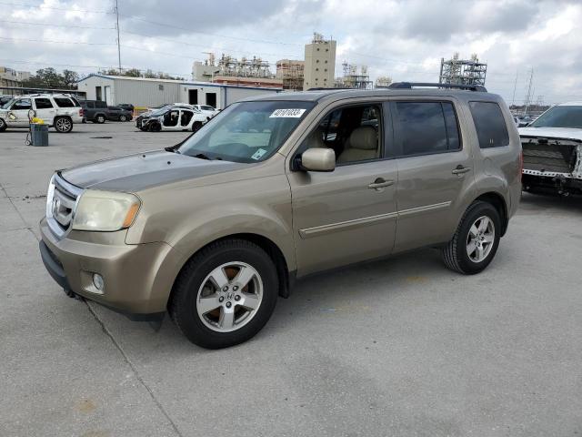 HONDA PILOT EXLN 2011 with VIN 5FNYF3H75BB027140 - Photo from auction