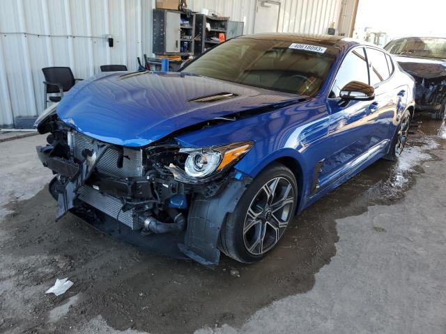 KIA STINGER 2021 with VIN KNAE15LAXM6087555 - Photo from auction