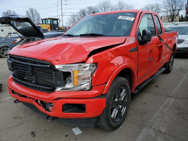 FORD F150 SUPER 2020 with VIN 1FTEX1EP7LFC02171 - Photo from auction