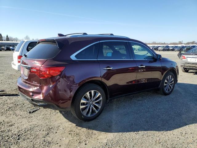 Photo 3 from auction – 2016 ACURA MDX TECHNO with VIN 5FRYD4H45GB002309