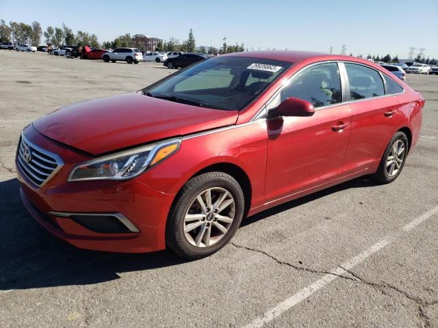 HYUNDAI SONATA SE 2017 with VIN 5NPE24AF5HH575199 - Photo from auction