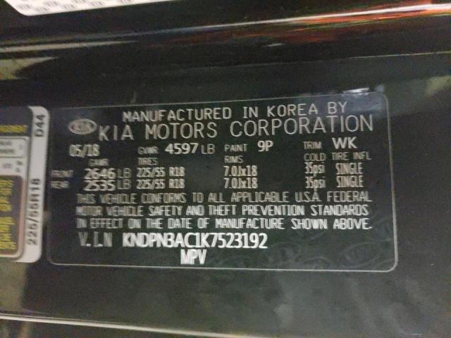 Photo 14 from auction – 2019 KIA SPORTAGE E with VIN KNDPN3AC1K7523192